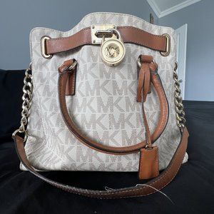 Michael Kors Hamilton Tote Bag - Vanilla
